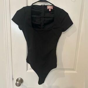Show Me Your Mumu - Black Barone Bodysuit - XS